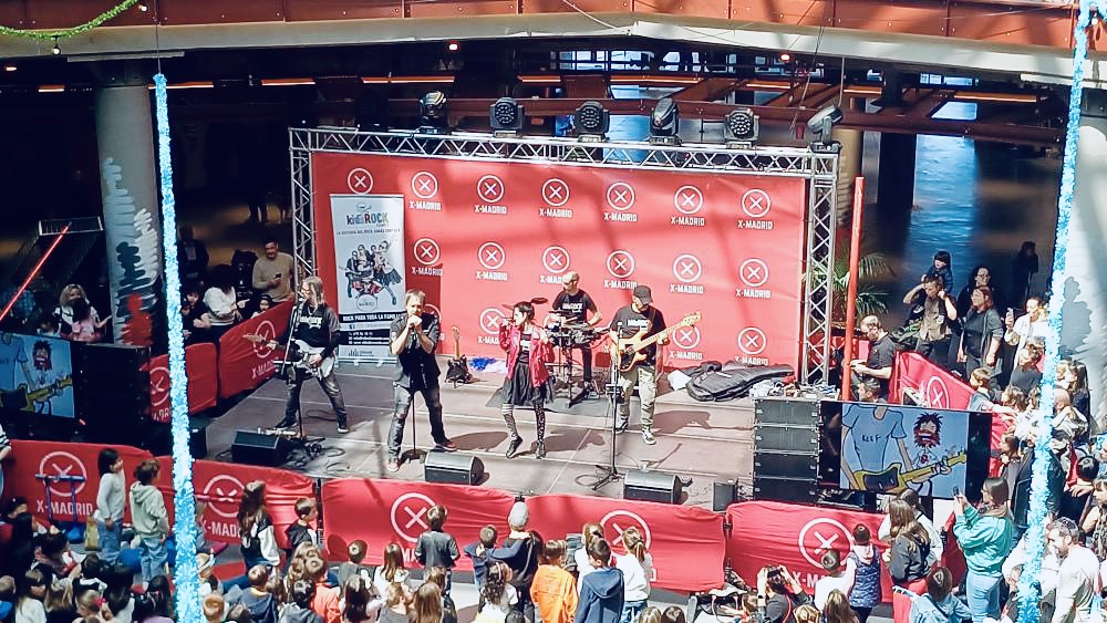 X Madrid se transformó en el epicentro de la diversión familiar con Kids Rock Family