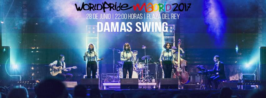 Damas Swing en el world pride Madrid