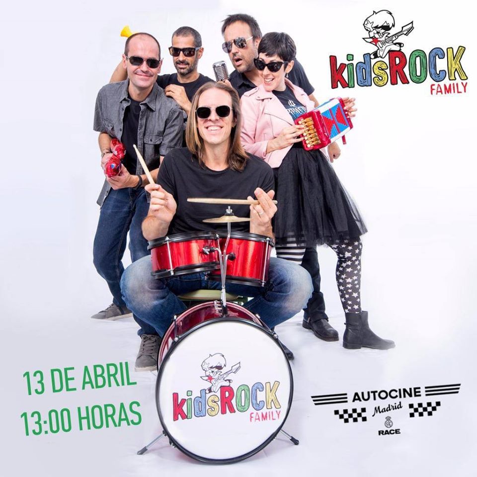 Kids Rock Family Concierto Autocine Madrid