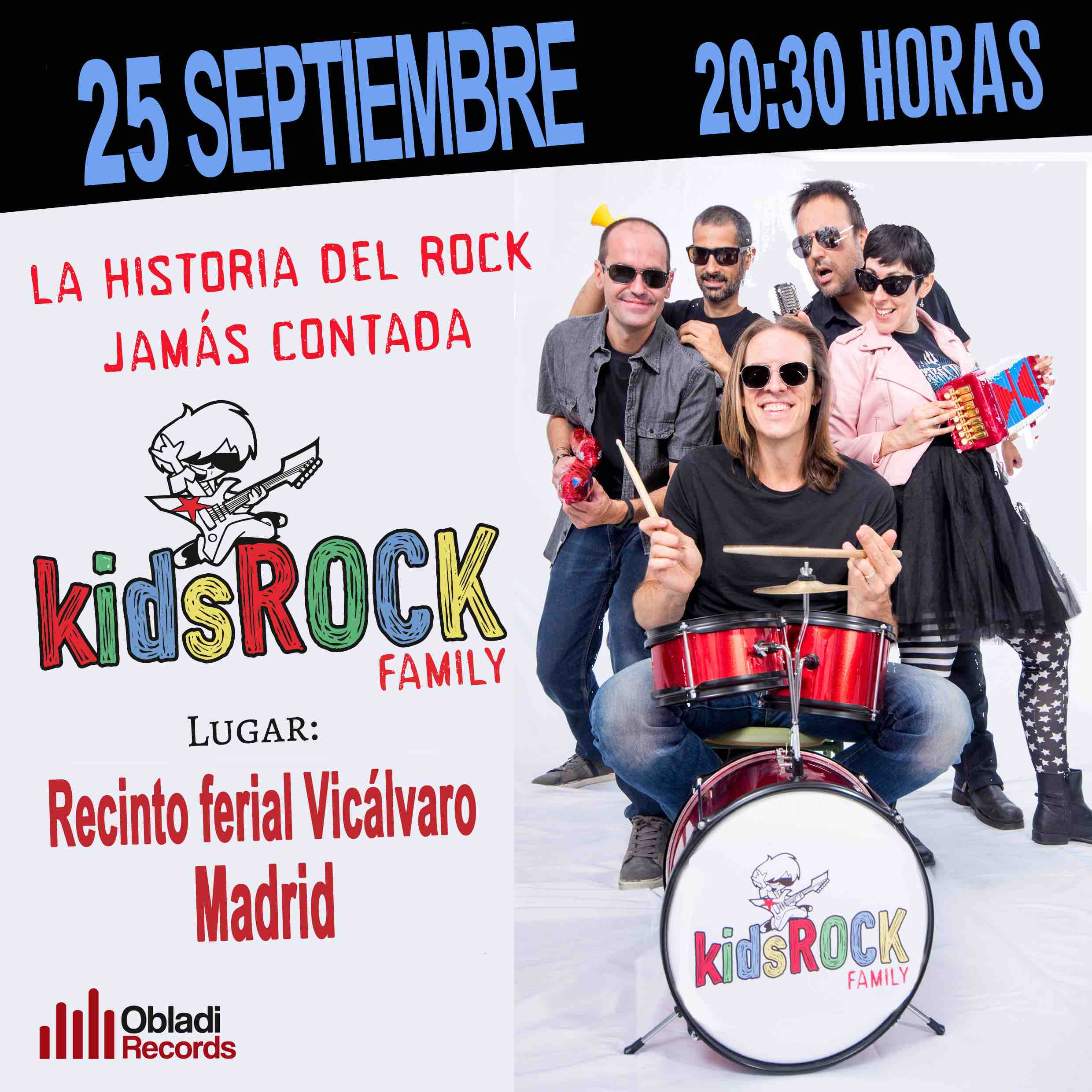 Kids Rock Family "Por todos los rincones de Madrid...por todas partes