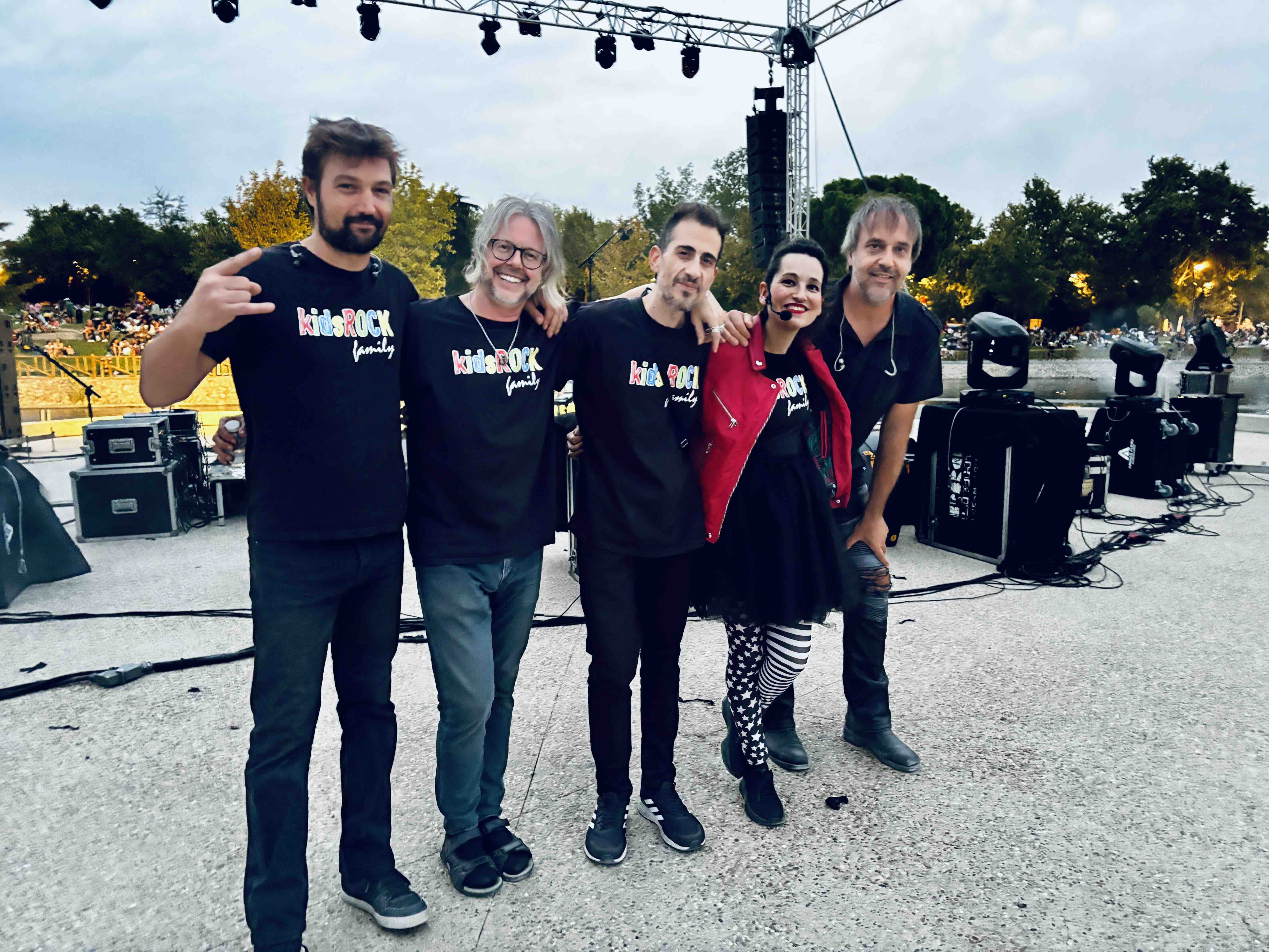 Kids Rock Family lleva el rock a la Fiesta de Fin de Verano de Getafe