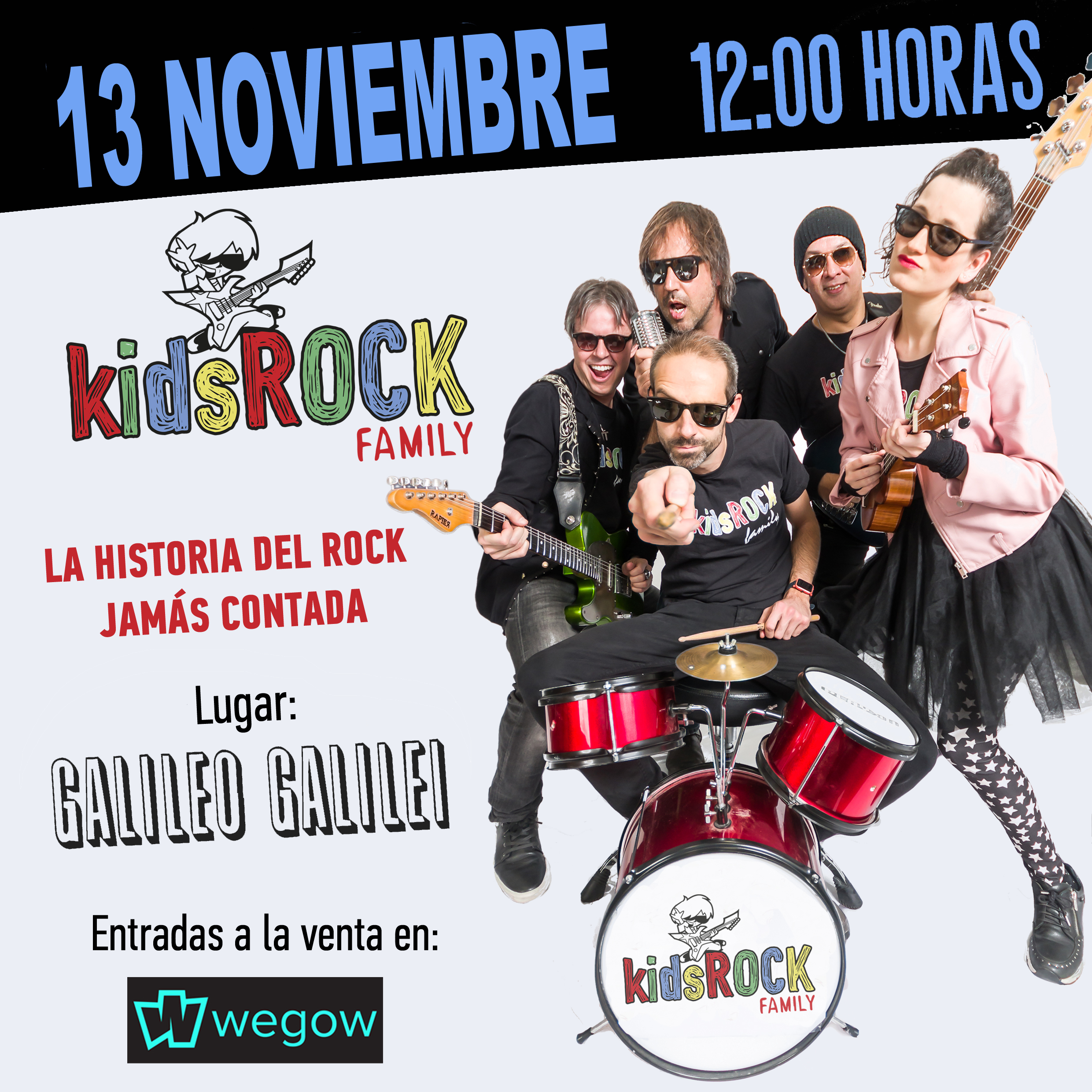 Kids Rock Family Noviembre en Madrid