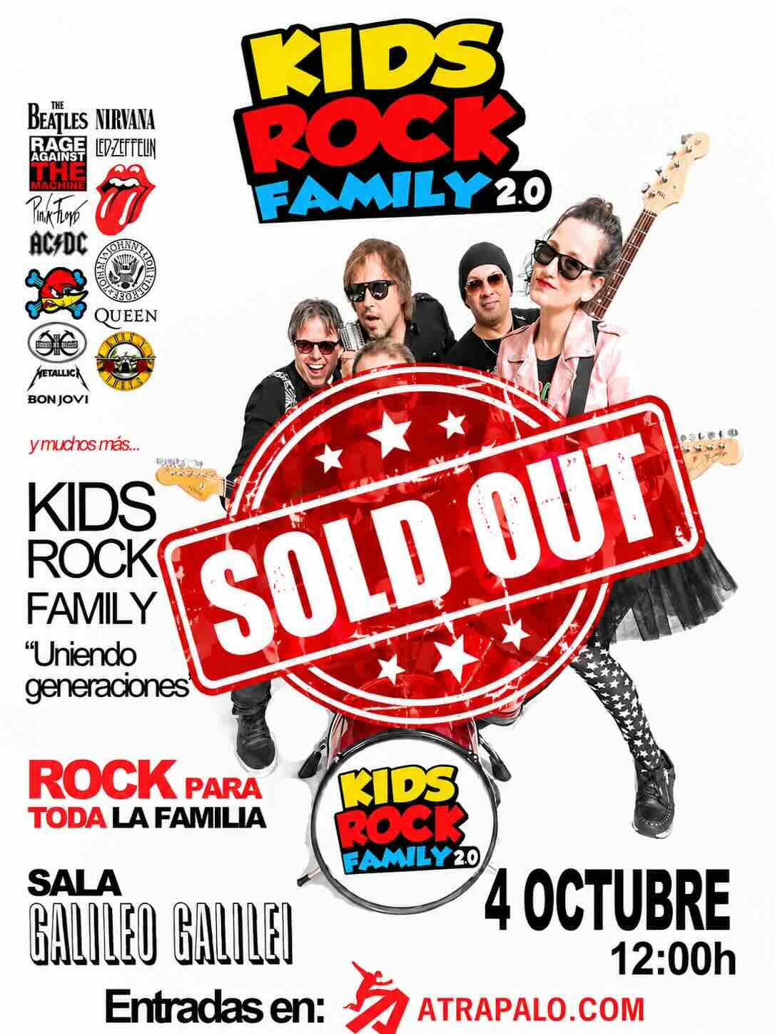 ¡SOLD OUT! Kids Rock Family vuelve el 29 de noviembre