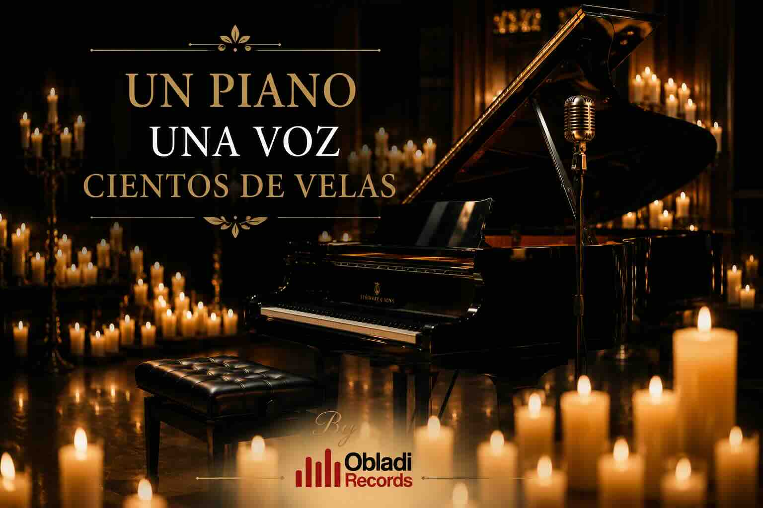 UNA NOCHE. UN PIANO. UNA VOZ. CIENTOS DE VELAS