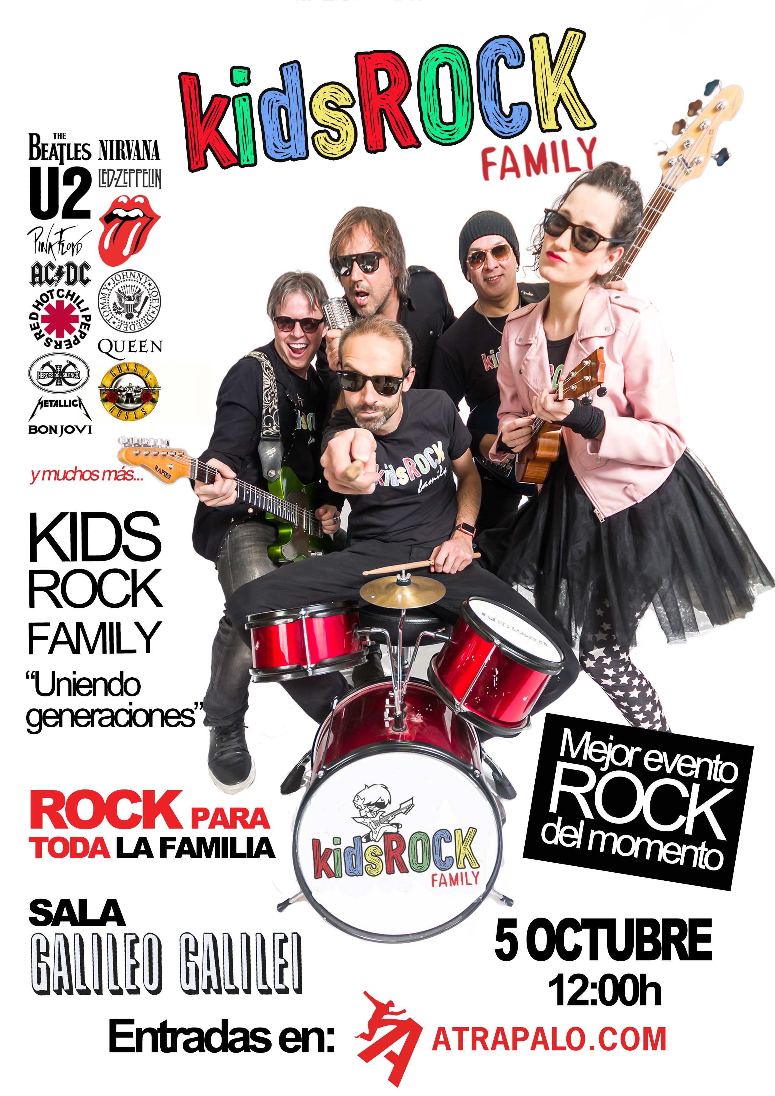 ¡Vuelve al cole con ritmo con Kids Rock Family