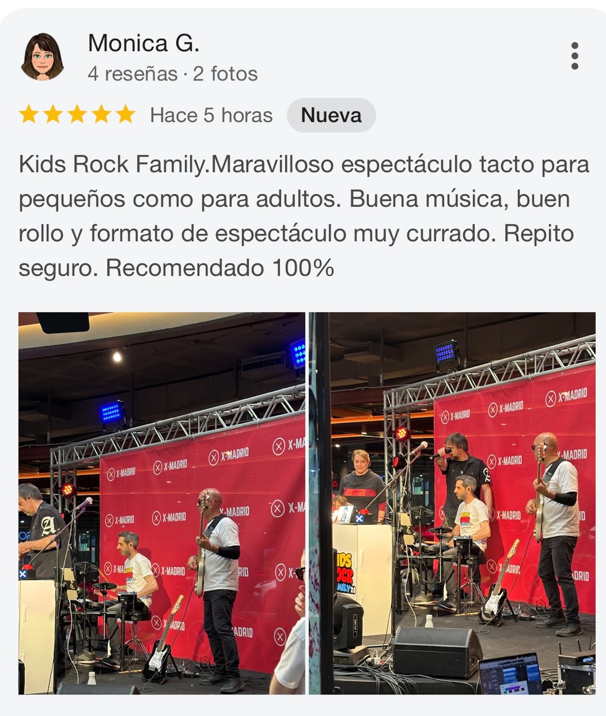 ¡Mil gracias por formar parte de Kids Rock Family! 