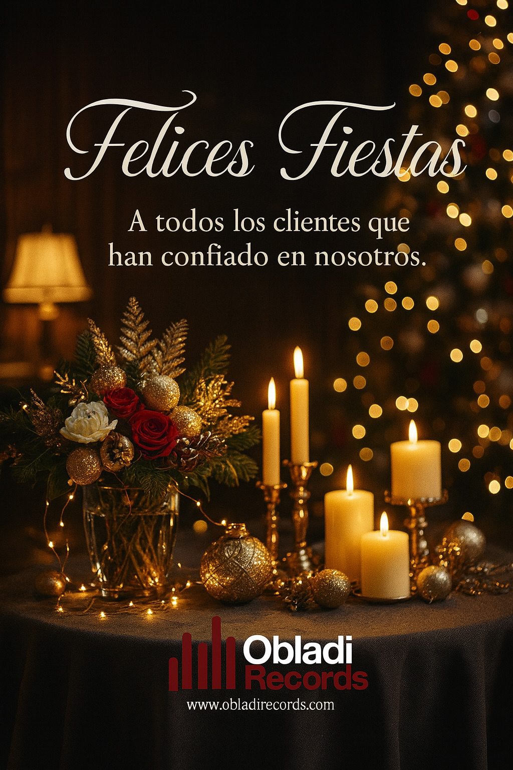 Vuestra confianza es el mejor regalo, felices fiestas